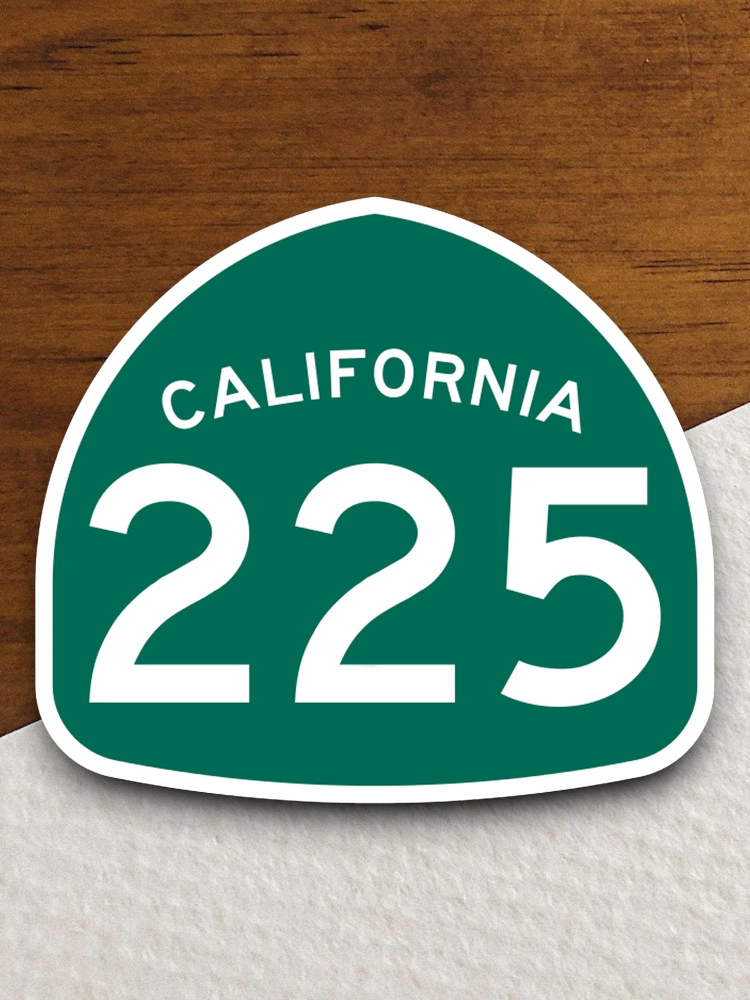 California state route 225 road sign sticker, road trip sticker, highway sign, room decor, travel sticker