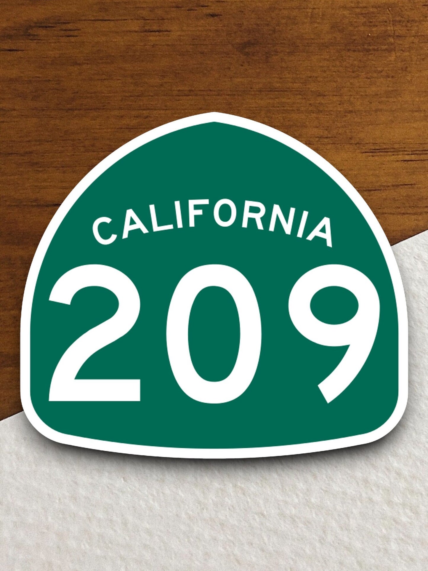 California state route 209 road sign sticker, road trip sticker, highway sign, room decor, travel sticker