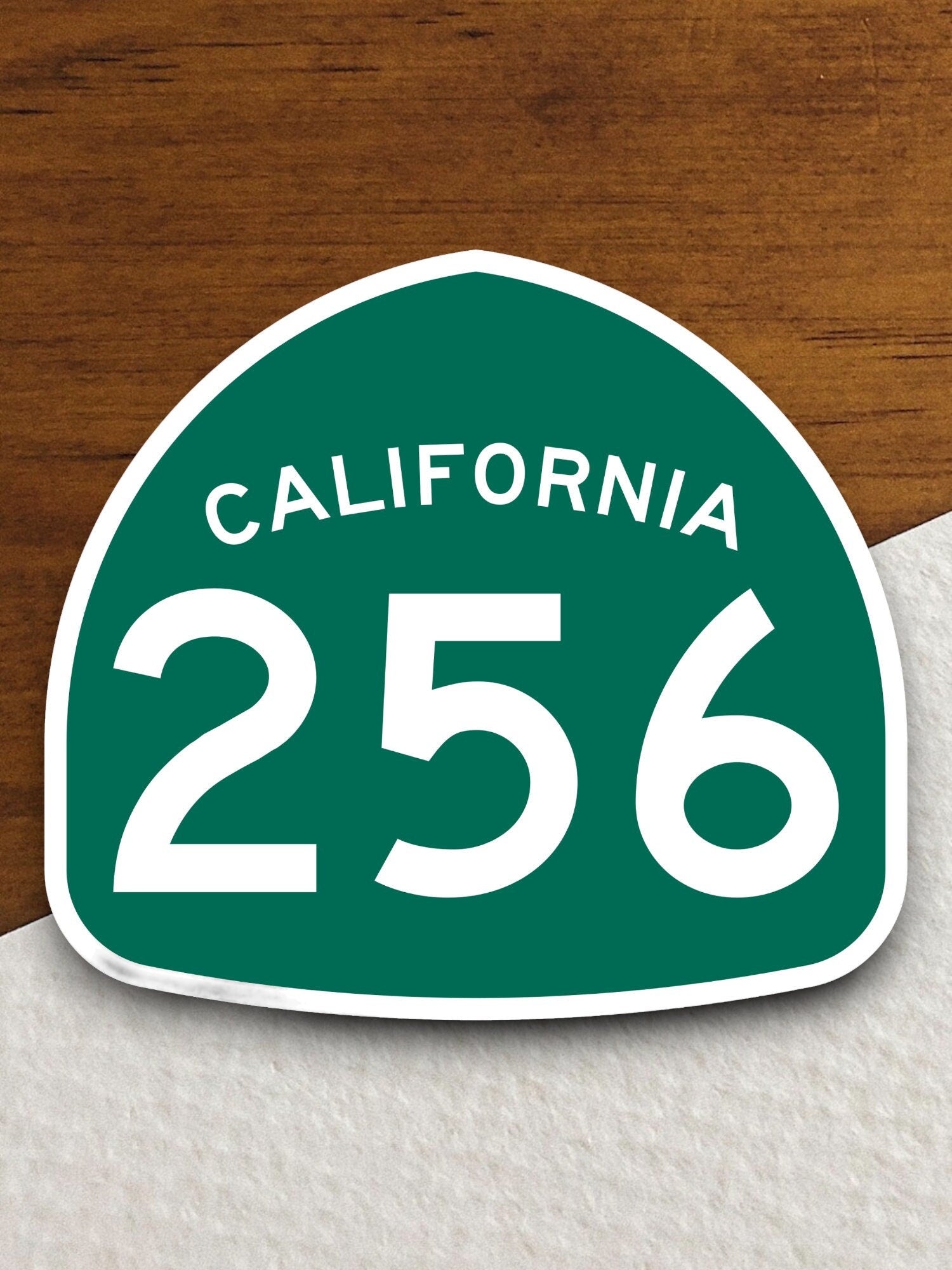 California state route 256 road sign sticker, road trip sticker, highway sign, room decor, travel sticker