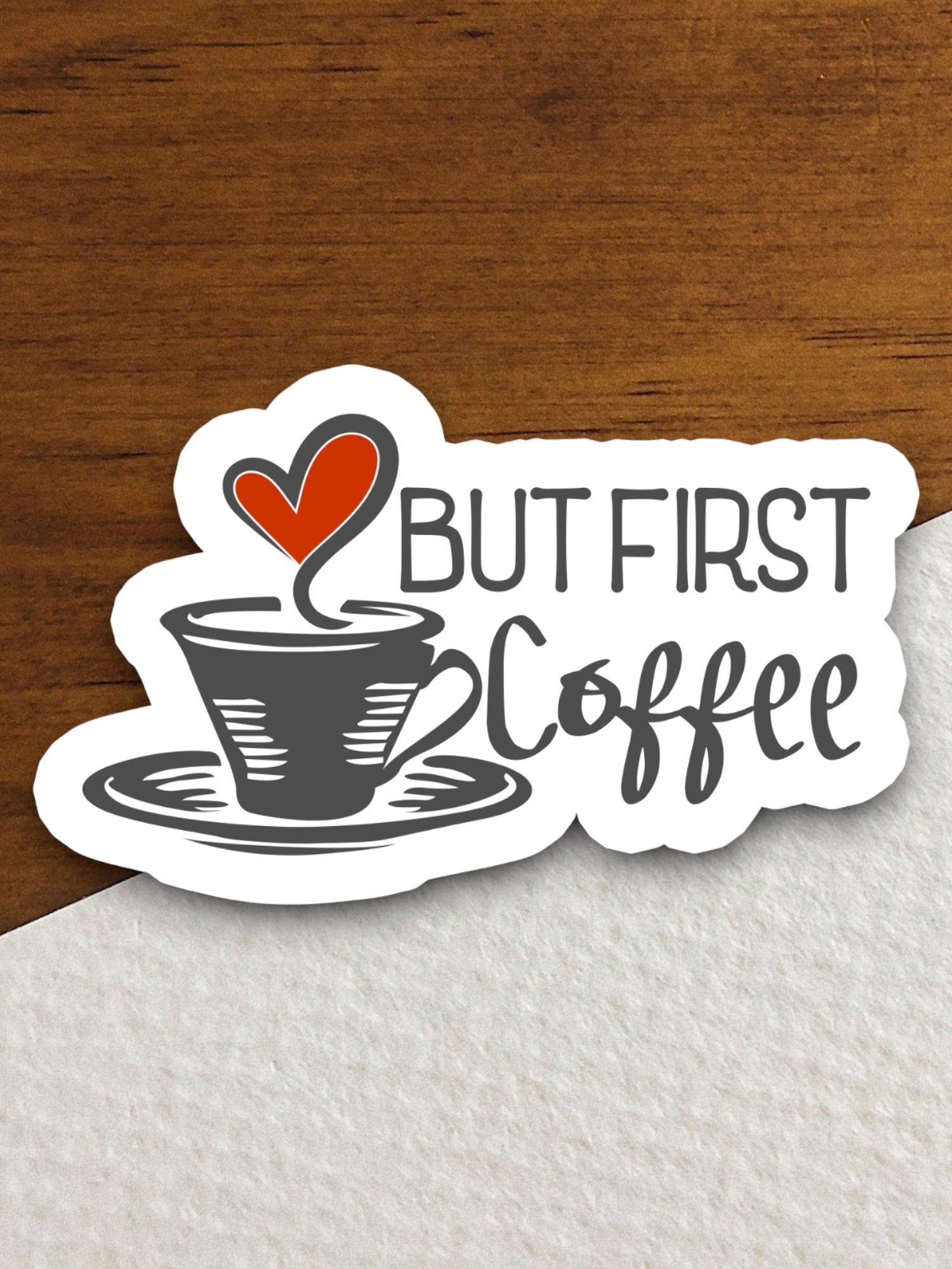 But first coffee sticker, Funny Stickers, Coffee Sticker, Caffeine, Coffee Lover, Cafe, Decaf, Barista Sticker