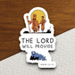 The Lord will provide sticker, Religious Sticker, Faith Sticker, Worship Sticker, Christian Sticker, Scripture Sticker, Room Décor