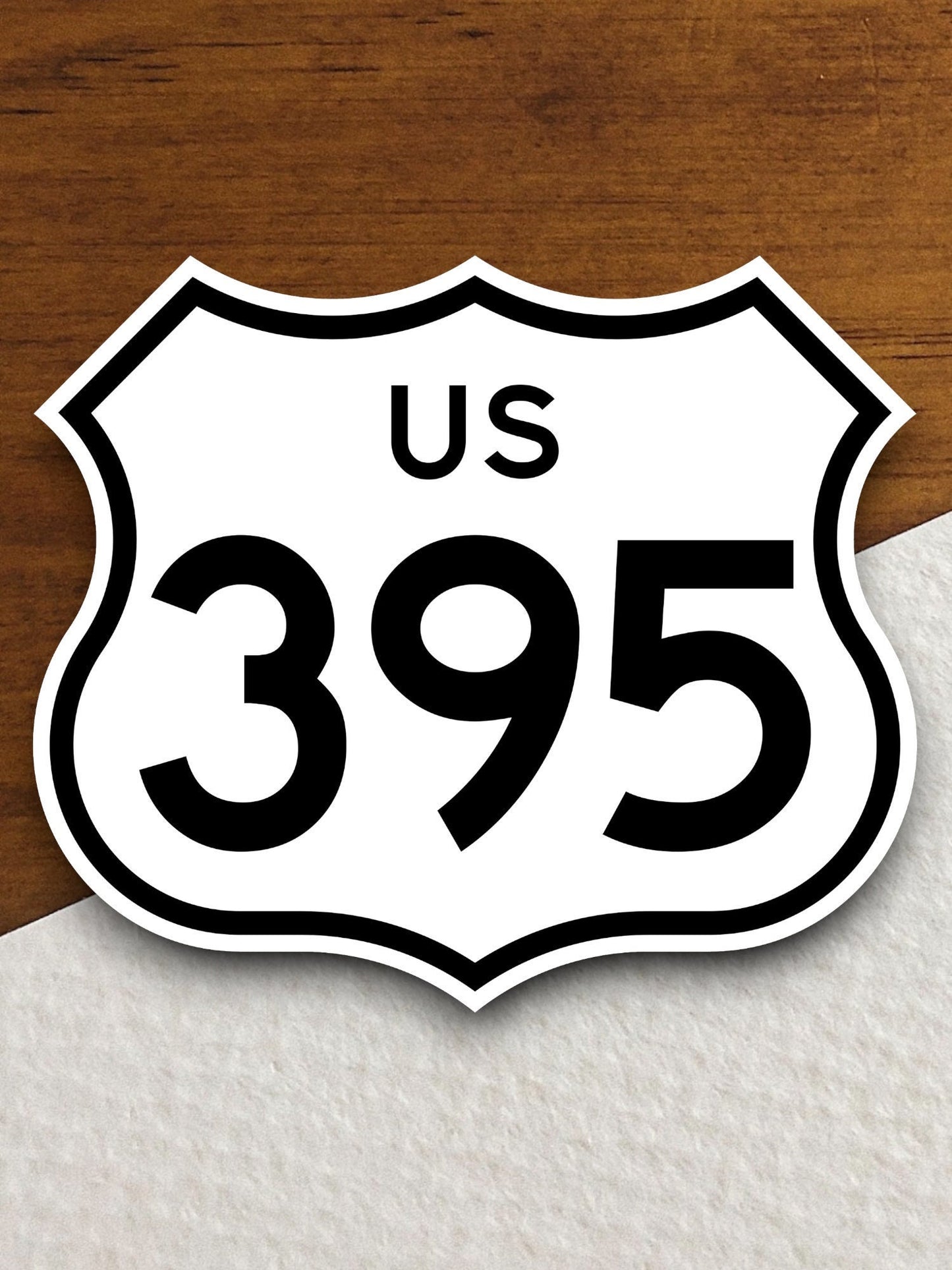 United States route 395 road sign sticker, road trip sticker, highway sign, room decor, travel sticker