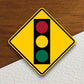 Traffic lights ahead  road sign stickers, Room Decor, Traffic Sticker, Road Sign Decoration, Road Work Signs, Building Signs, Traffic Sign