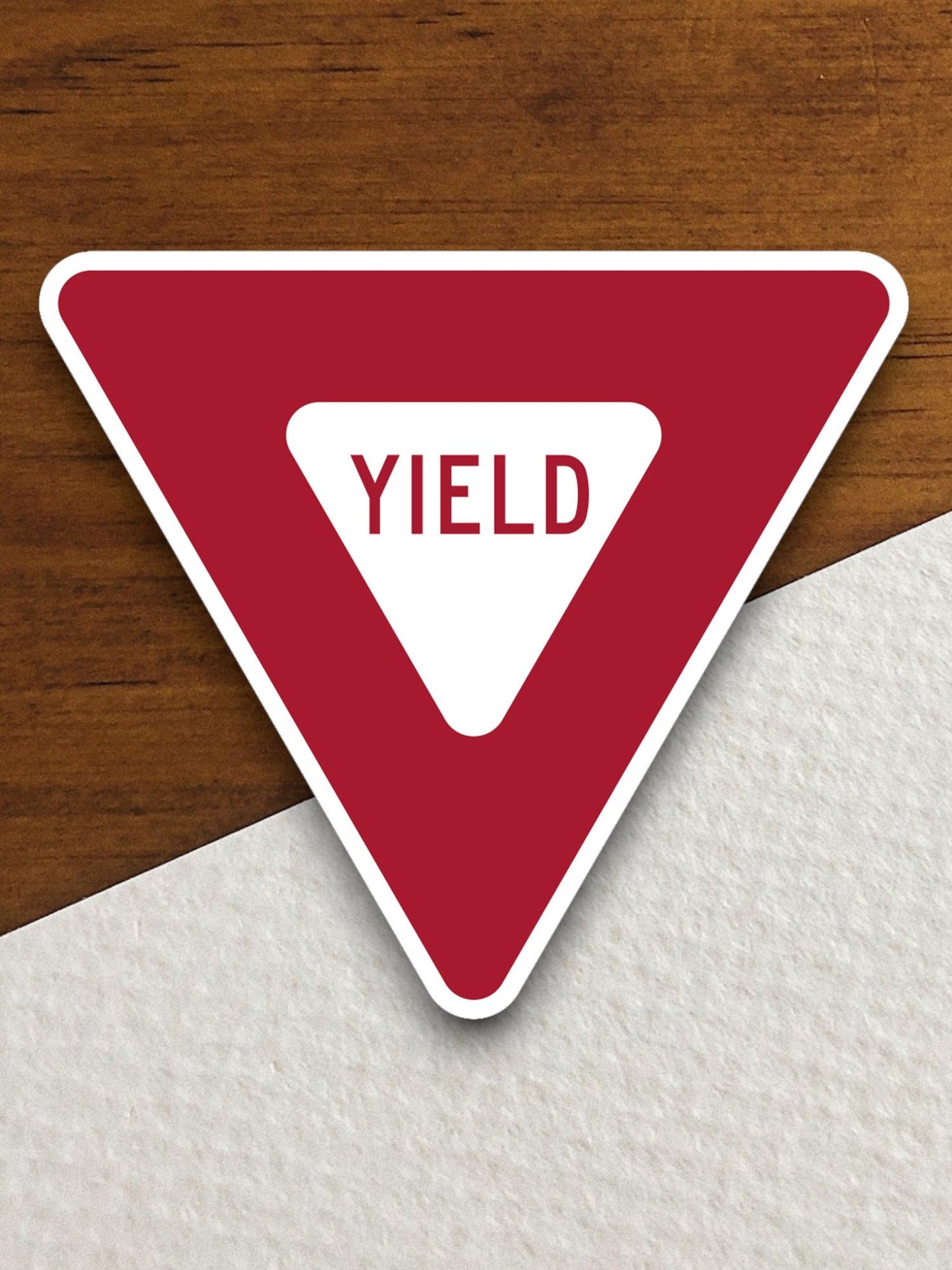 Yield  road sign stickers, Room Decor, Traffic Sticker, Road Sign Decoration, Road Work Signs, Traffic Sign