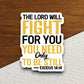 The Lord will fight for you you need only to be still sticker, Religious Sticker, Faith Sticker, Worship Sticker, Christian Sticker