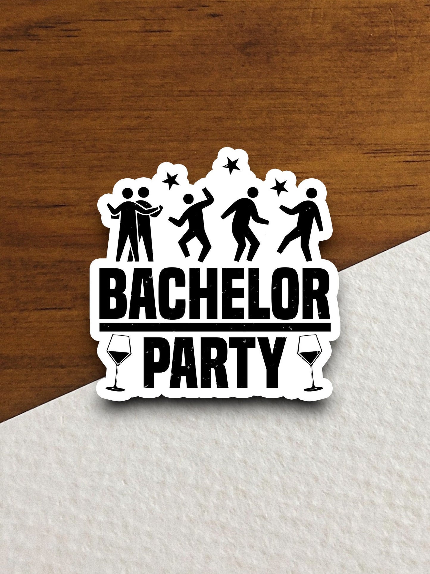 Bachelor party sticker, funny stickers, laptop stickers, water bottle sticker, sticker with sayings