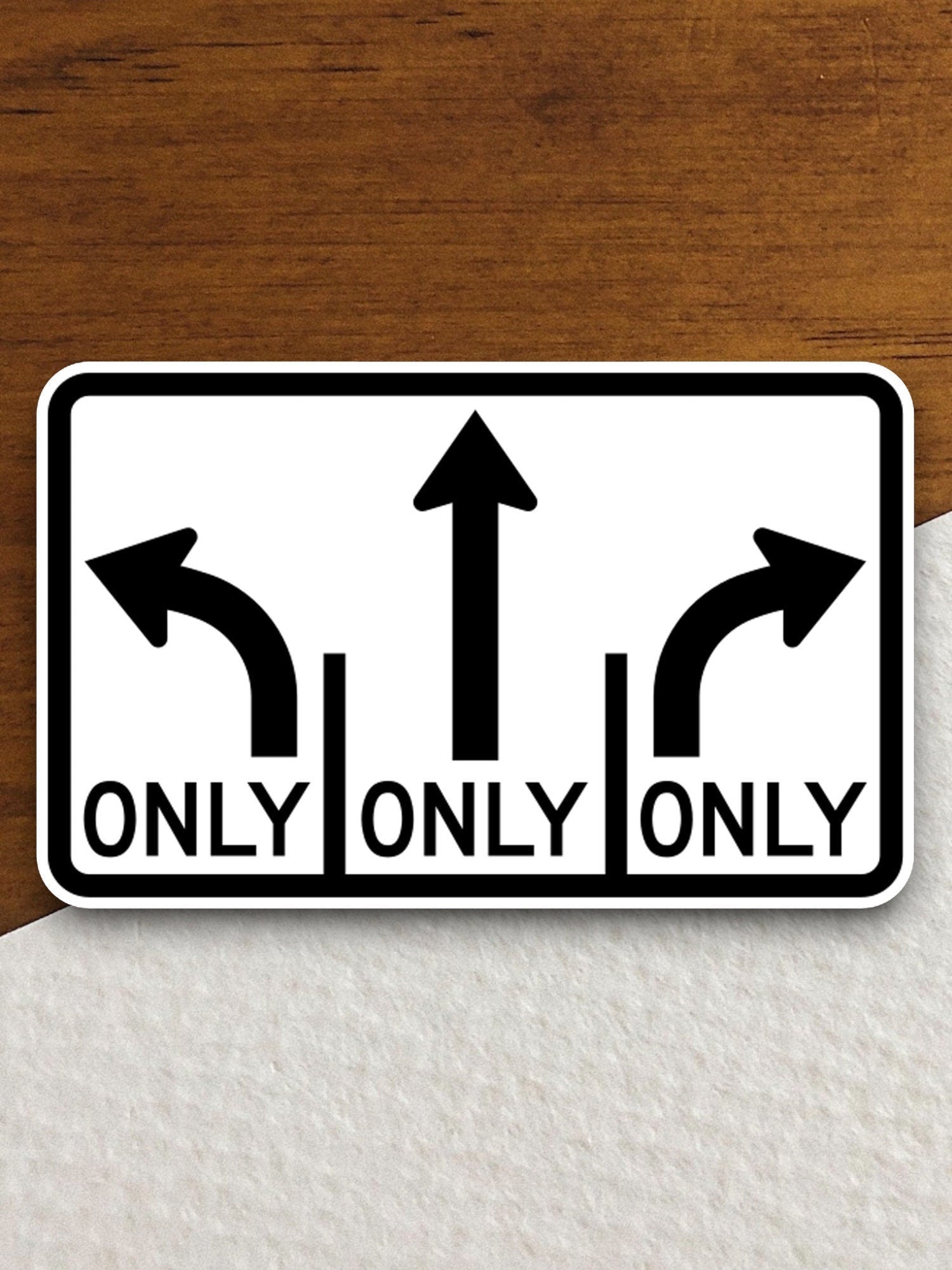 Turn only lanes  road sign stickers, Room Decor, Traffic Sticker, Road Sign Decoration, Road Work Signs, Building Signs, Traffic Sign