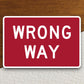 Wrong way  road sign stickers, Room Decor, Traffic Sticker, Road Sign Decoration, Road Work Signs, Traffic Sign