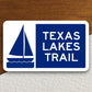 Texas Lakes Trail  road sign stickers, Room Decor, Traffic Sticker, Road Sign Decoration, Road Work Signs, Building Signs, Traffic Sign