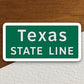 Texas State Line  road sign stickers, Room Decor, Traffic Sticker, Road Sign Decoration, Road Work Signs, Building Signs, Traffic Sign