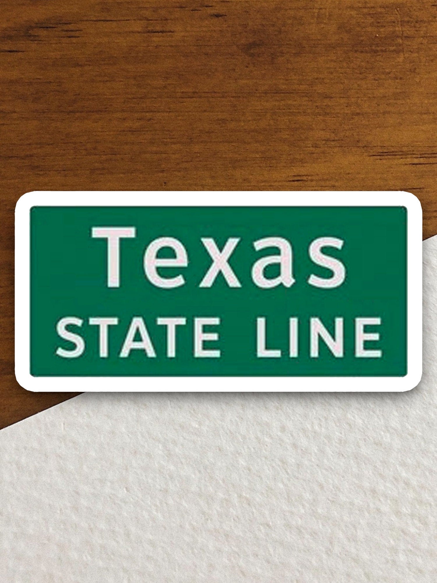 Texas State Line  road sign stickers, Room Decor, Traffic Sticker, Road Sign Decoration, Road Work Signs, Building Signs, Traffic Sign