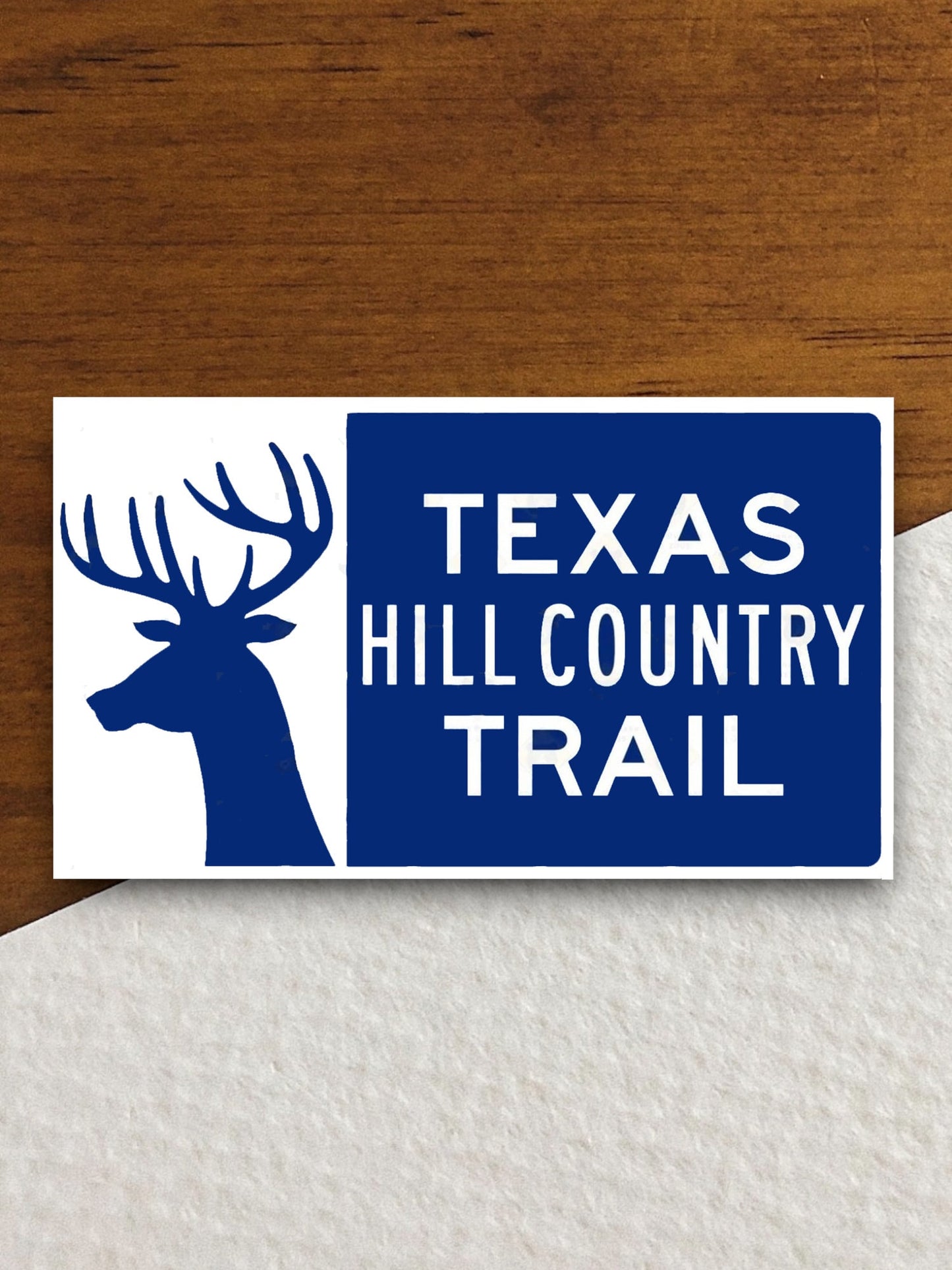 Texas Hill Country Trail  road sign stickers, Room Décor Traffic Sticker, Road Sign Decoration, Road Work Signs, Building Signs