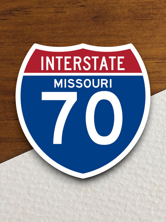 Interstate route  70 Missouri sticker, Interstate Highway Sign Expressway Stickers, Highway Sign Road Trip Sticker, Room Décor