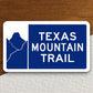 Texas Mountain Trail  road sign stickers, Room Decor, Traffic Sticker, Road Sign Decoration, Road Work Signs, Building Signs, Traffic Sign