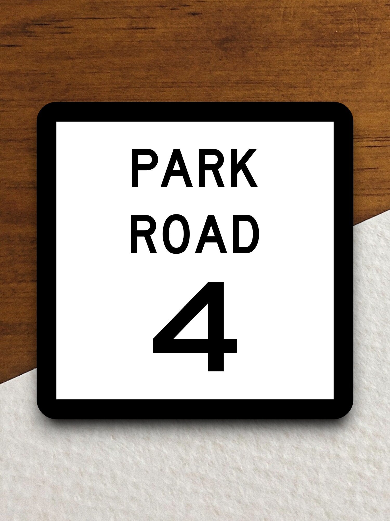 Texas Park Road 4 road sign sticker, road trip sticker, highway sign, room decor, travel sticker