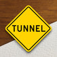 Tunnel  road sign stickers, Room Decor, Traffic Sticker, Road Sign Decoration, Road Work Signs, Traffic Sign