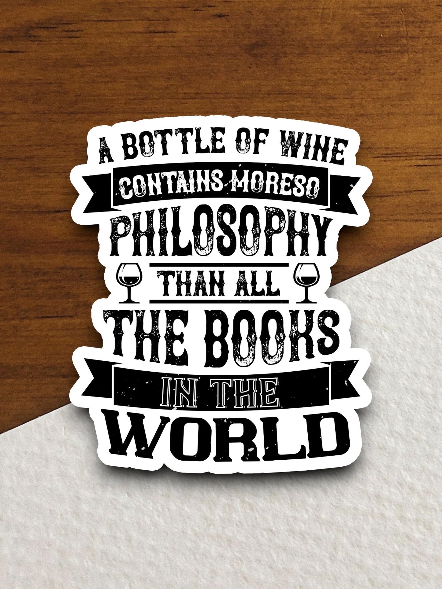 A Bottle Of Wine Contains sticker, funny stickers, laptop stickers, water bottle sticker, sticker with sayings