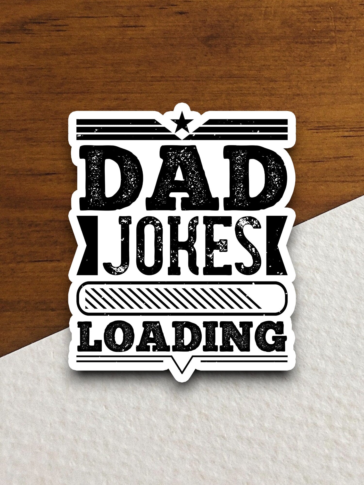 Dad Jokes Loading sticker Father's Day, family sticker, humor sticker, Dad sticker, Jokes sticker, Father's Day sticker, Room Décor