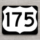 United States U.S. Route 175 road sign sticker, road trip sticker, highway sign, room decor, travel sticker