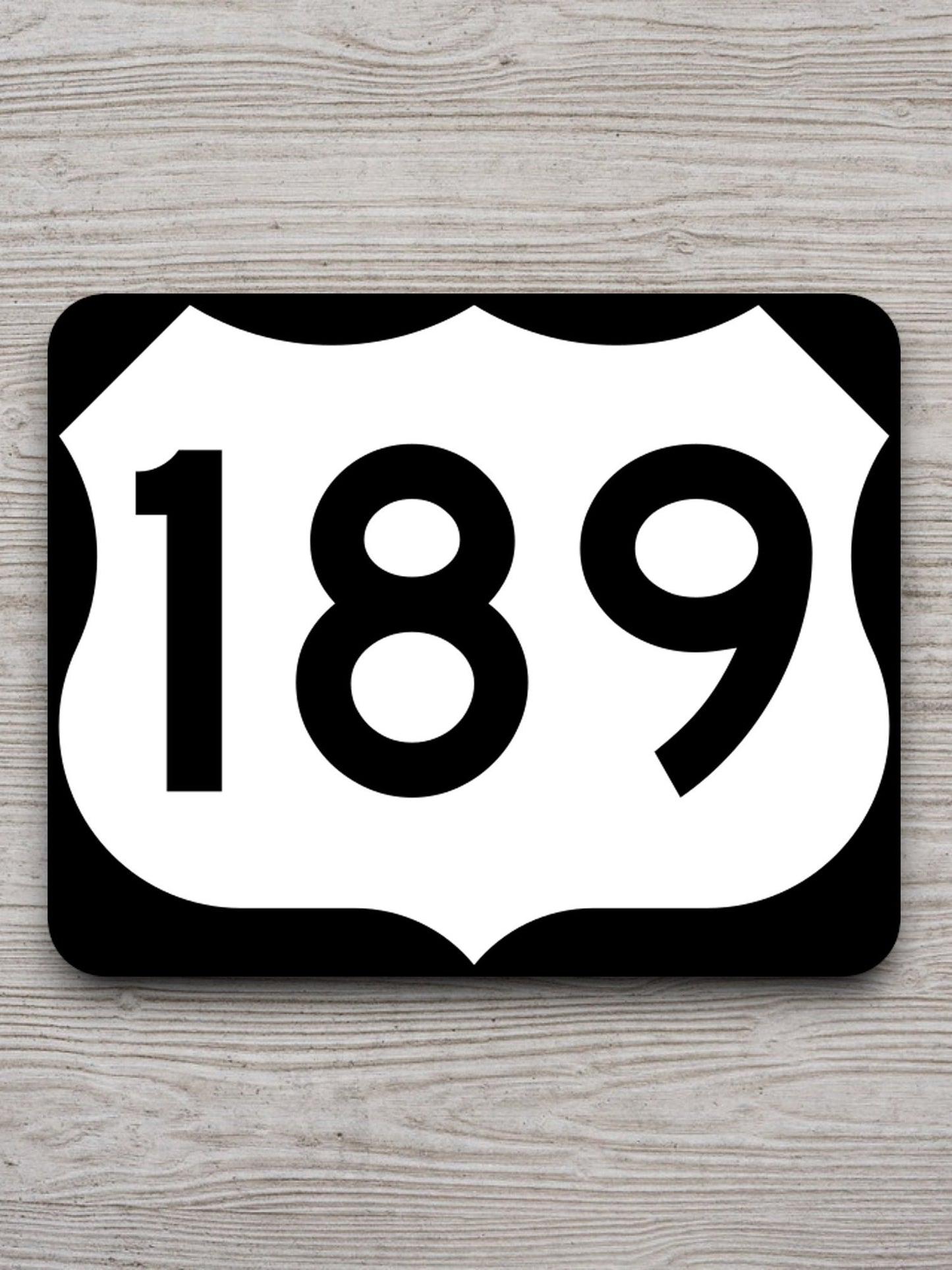 United States U.S. Route 189 road sign sticker, road trip sticker, highway sign, room decor, travel sticker