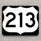 United States U.S. Route 213 road sign sticker, road trip sticker, highway sign, room decor, travel sticker