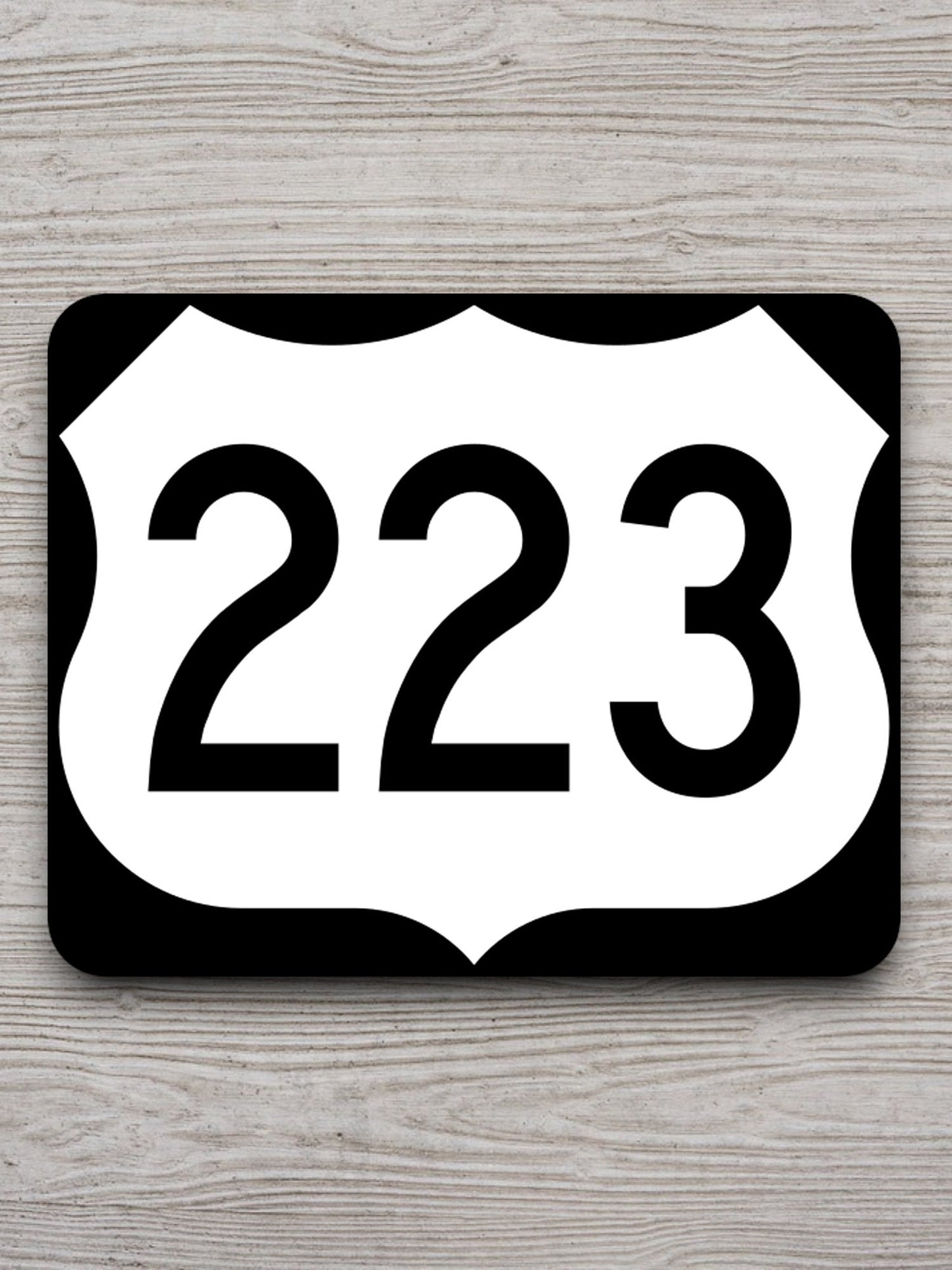 United States U.S. Route 223 road sign sticker, road trip sticker, highway sign, room decor, travel sticker