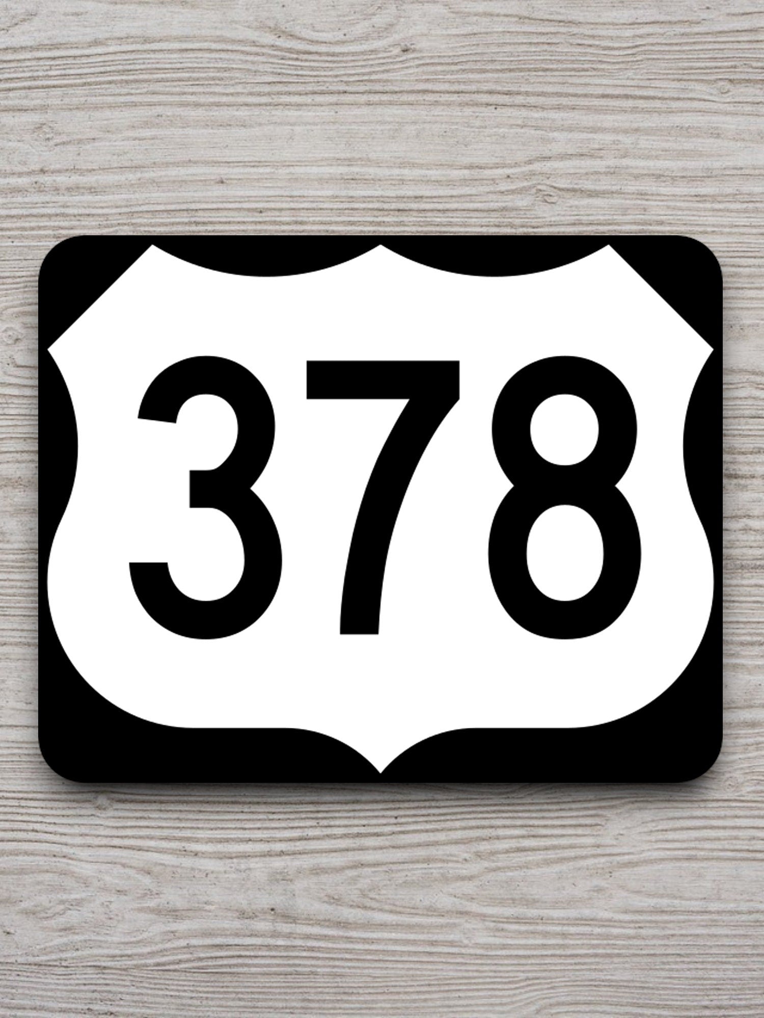 United States U.S. Route 378 road sign sticker, road trip sticker, highway sign, room decor, travel sticker