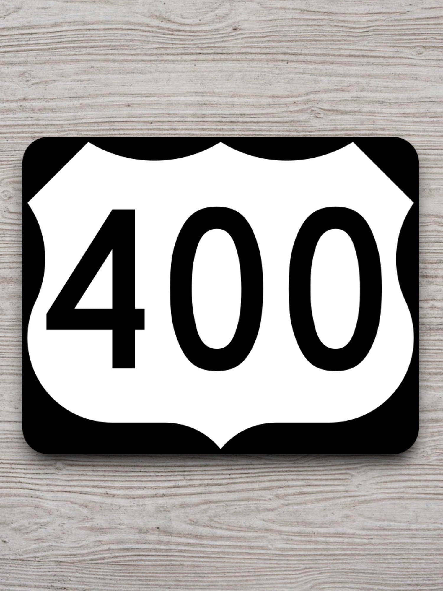 United States U.S. Route 400 road sign sticker, road trip sticker, highway sign, room decor, travel sticker