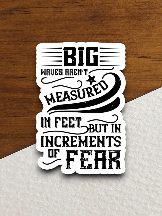 Big Waves Sticker, vacation sticker, travel sticker, room decor, water bottle sticker, laptop sticker