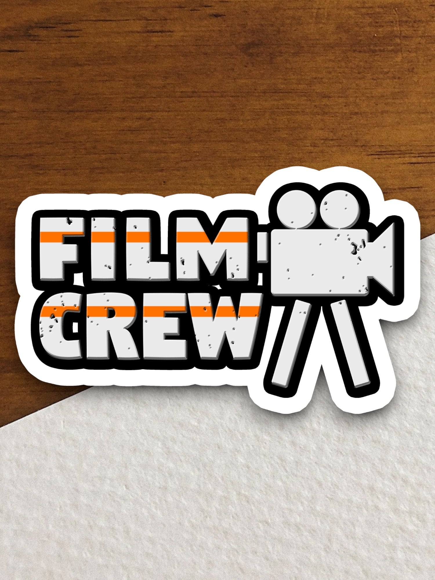 Film Crew sticker, funny stickers, laptop stickers, water bottle sticker, sticker with sayings