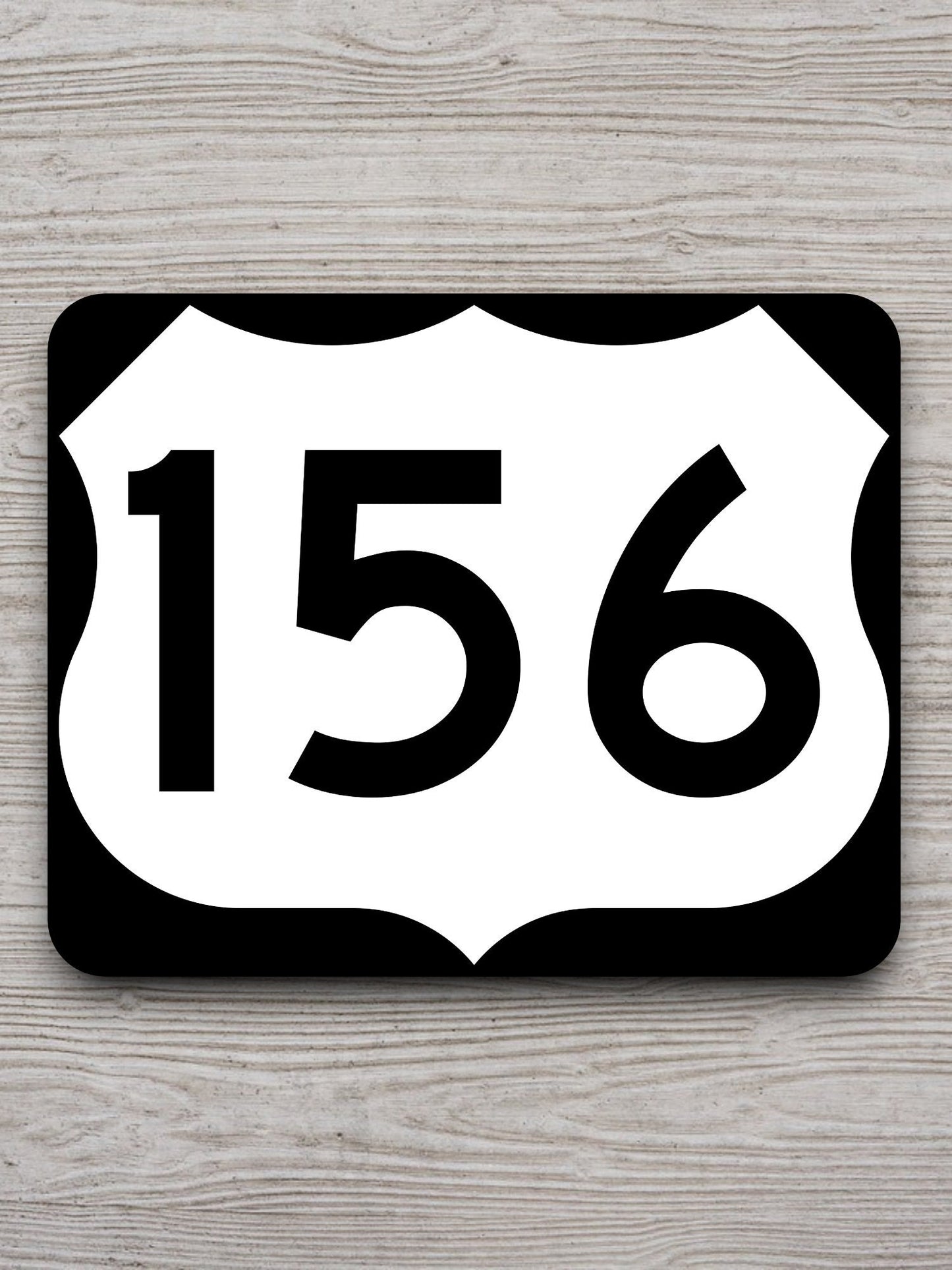 United States U.S. Route 156 road sign sticker, road trip sticker, highway sign, room decor, travel sticker