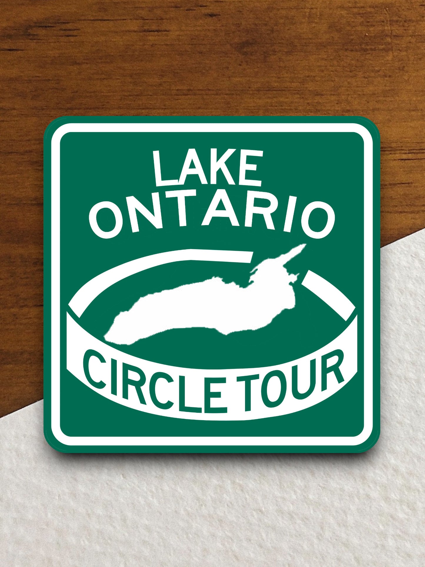 Lake Ontario circle tour  road sign stickers, Room Décor Traffic Sticker, Road Sign Decoration, Road Work Signs, Building Signs