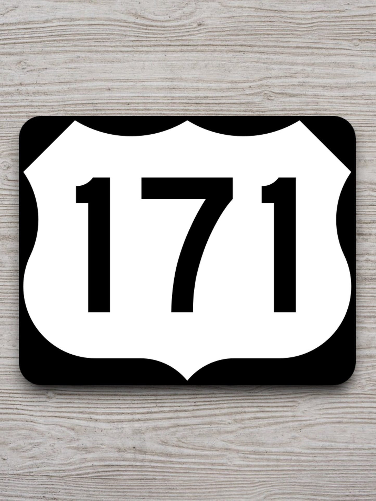 United States U.S. Route 171 road sign sticker, road trip sticker, highway sign, room decor, travel sticker