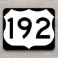 United States U.S. Route 192 road sign sticker, road trip sticker, highway sign, room decor, travel sticker