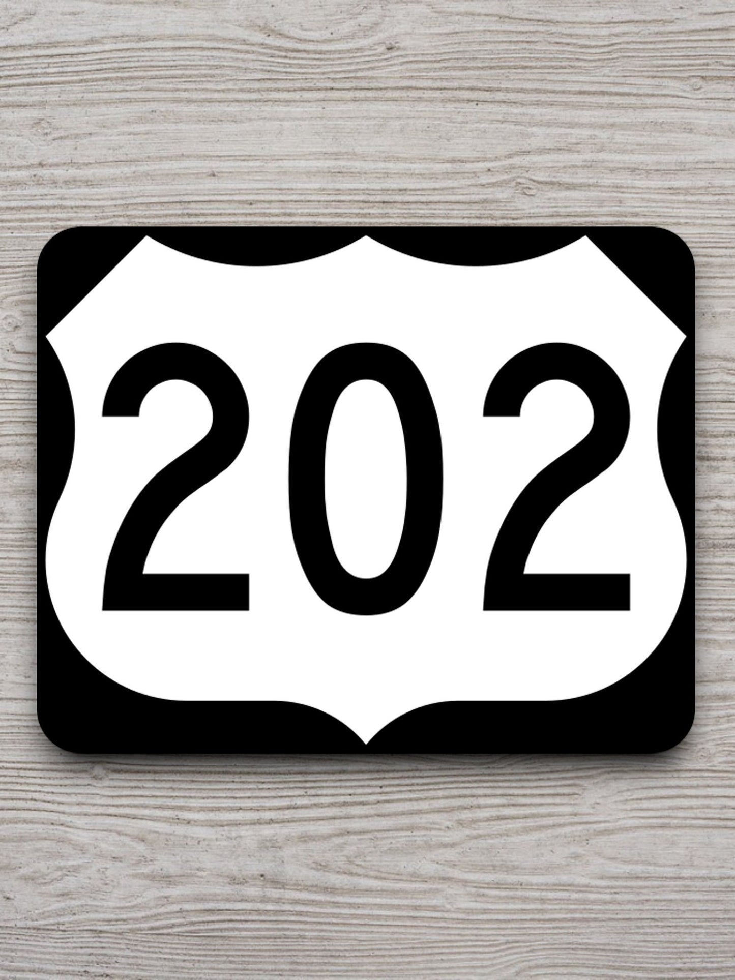 United States U.S. Route 202 road sign sticker, road trip sticker, highway sign, room decor, travel sticker