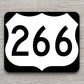 United States U.S. Route 266 road sign sticker, road trip sticker, highway sign, room decor, travel sticker