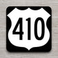 United States U.S. Route 410 road sign sticker, road trip sticker, highway sign, room decor, travel sticker