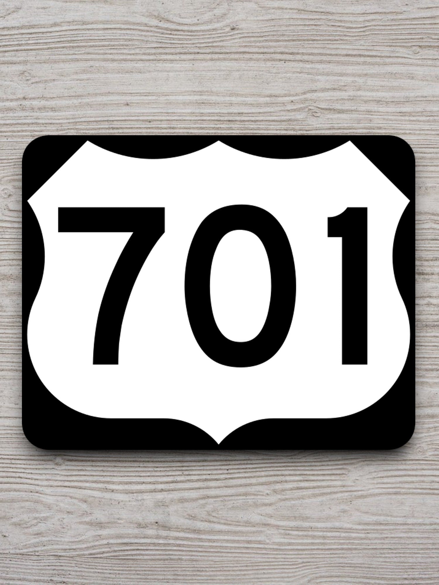 United States U.S. Route 701 road sign sticker, road trip sticker, highway sign, room decor, travel sticker