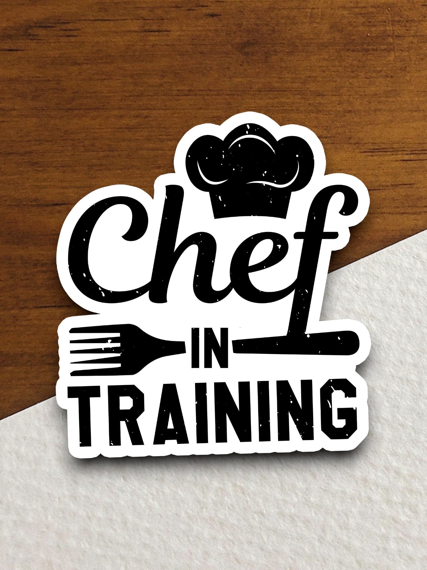 Chef in Training sticker, funny stickers, laptop stickers, water bottle sticker, sticker with sayings