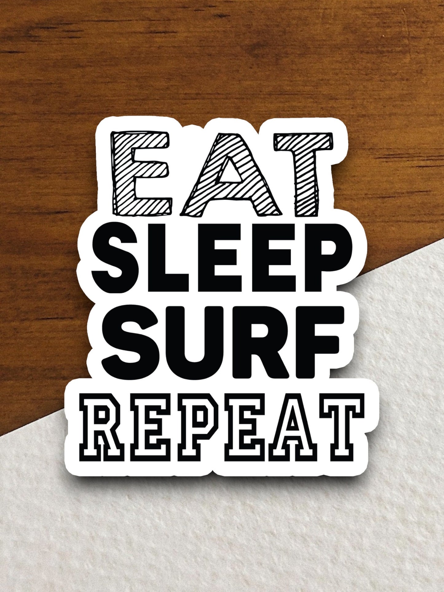 Surf  Travel Stickers, vacation sticker, travel sticker, room decor, water bottle sticker, laptop sticker