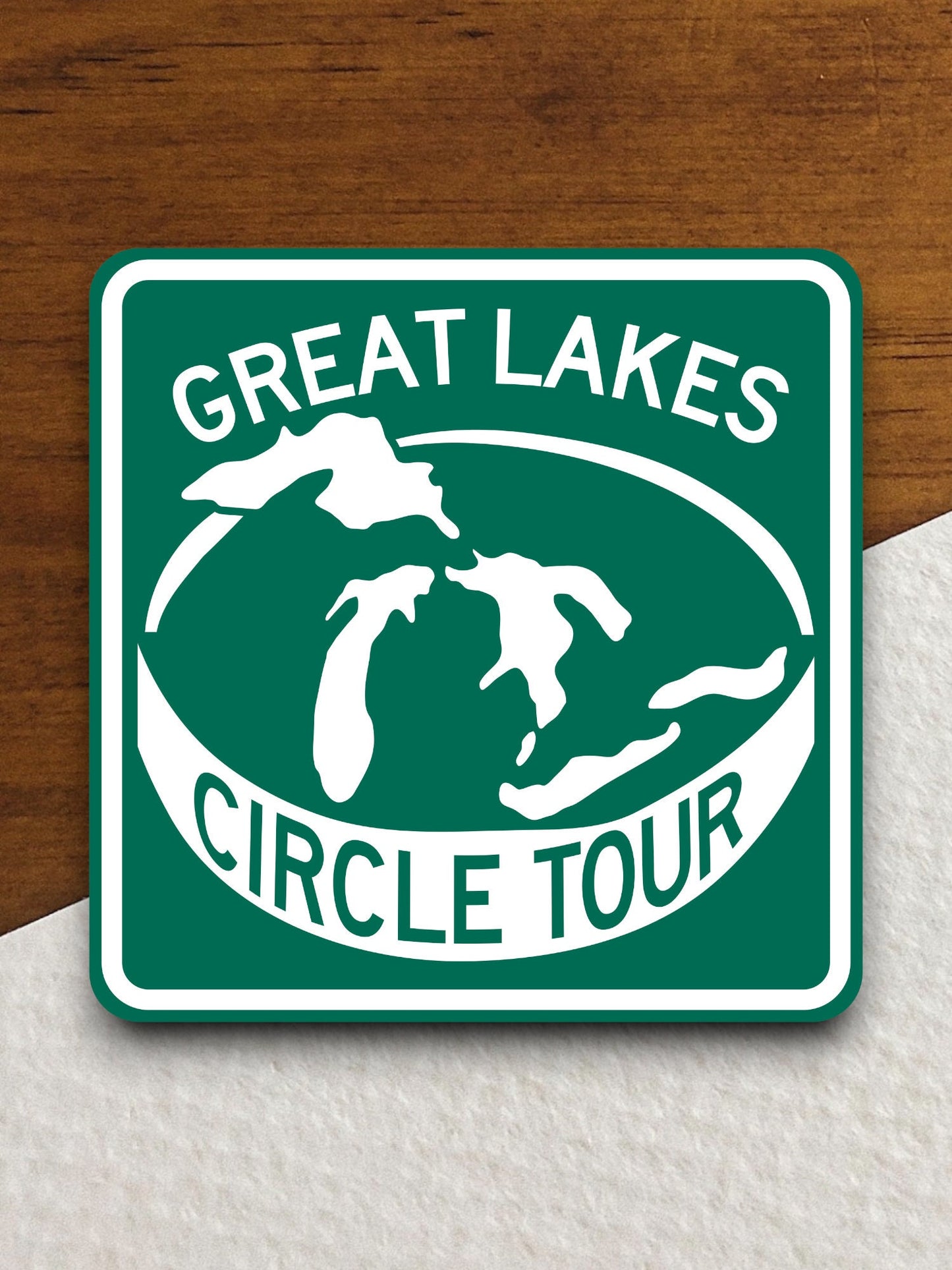 Great Lakes Circle Tour  road sign stickers, Room Decor, Traffic Sticker, Road Sign Decoration, Road Work Signs, Building Signs