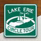 Lake Erie Circle Tour  road sign stickers, Room Decor, Traffic Sticker, Road Sign Decoration, Road Work Signs, Building Signs, Traffic Sign