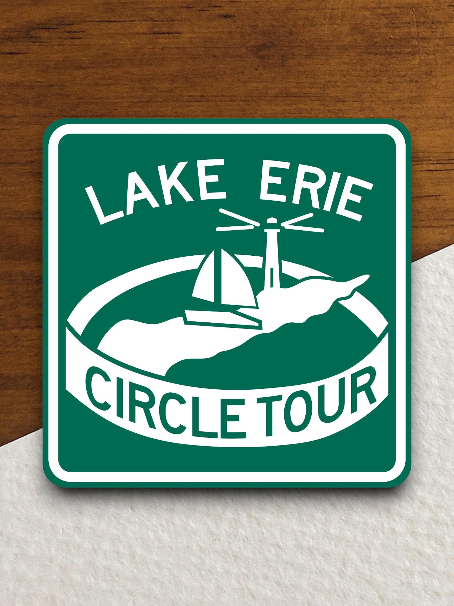 Lake Erie Circle Tour  road sign stickers, Room Decor, Traffic Sticker, Road Sign Decoration, Road Work Signs, Building Signs, Traffic Sign