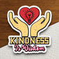 Kindness is Wisdom sticker, family sticker, humor sticker, Kindness sticker, hand sticker, Room Décor