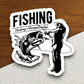 Big Day of Fishing sticker, vacation sticker, travel sticker, room decor, water bottle sticker, laptop sticker