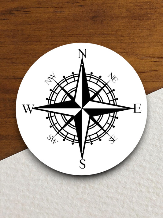 Compass  road sign stickers, Room Decor, Traffic Sticker, Road Sign Decoration, Road Work Signs, Traffic Sign