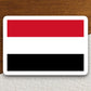 Yemen country flag sticker, international country sticker, international sticker, Yemen sticker, Room Décor