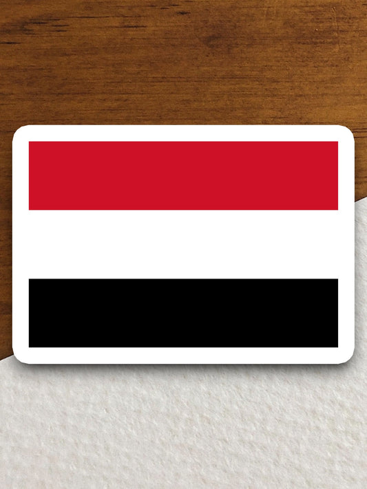 Yemen country flag sticker, international country sticker, international sticker, Yemen sticker, Room Décor