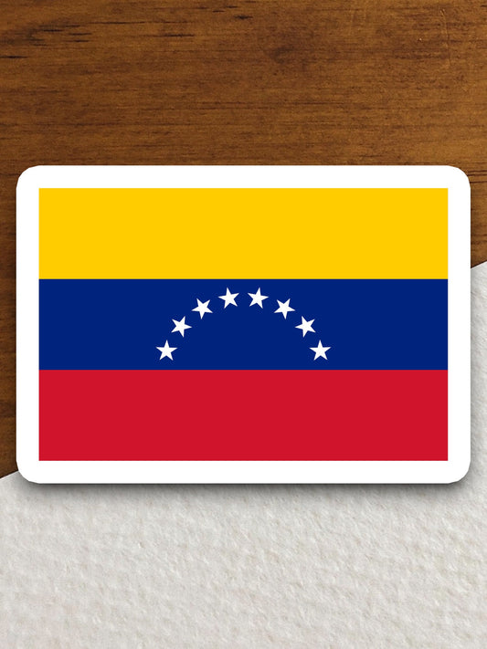 Venezuela country flag sticker, international country sticker, international sticker, Venezuela sticker, Room Décor