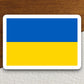 Ukraine country flag sticker, international country sticker, international sticker, Ukraine sticker, Room Décor